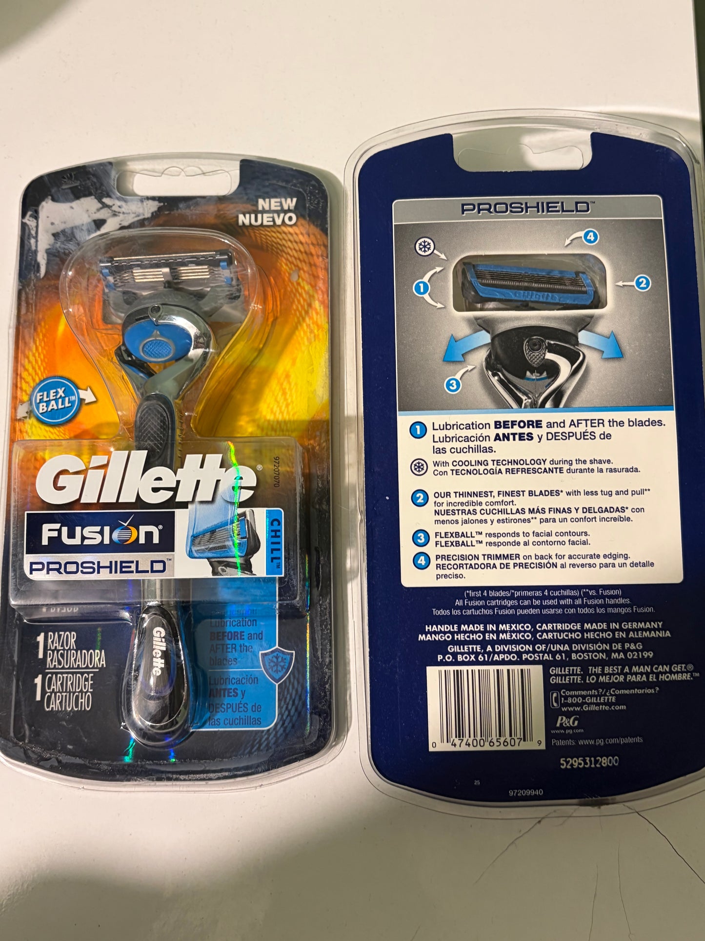 Gillette - ჯილეტი ფუჟენი-საპარსი დანადგარი პროშილდ PRO_CHILL