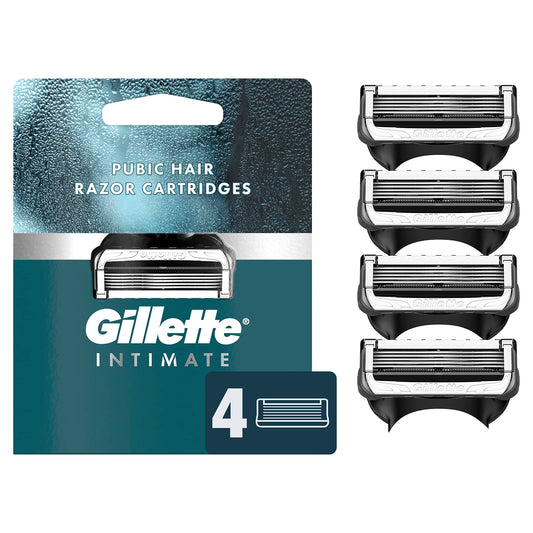 Gillette Fusion5 Intimate - ჯილეტის პირები 4 ცალი (ჯილეტი)