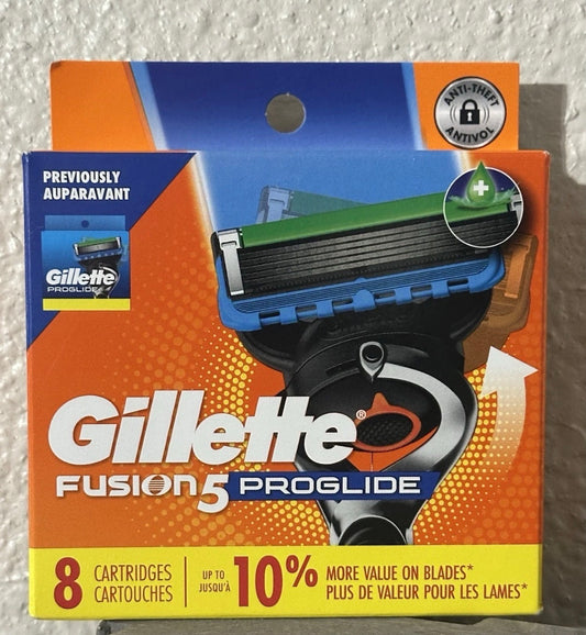 Gillette Fusion5 PRO საპარსი პირი 8 ცალი (ჯილეტი)
