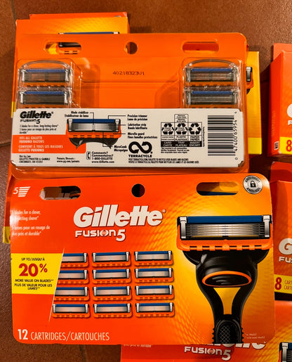 Gillette - ჯილეტი საპარსის პირი ფუჟენ 12 ცალი