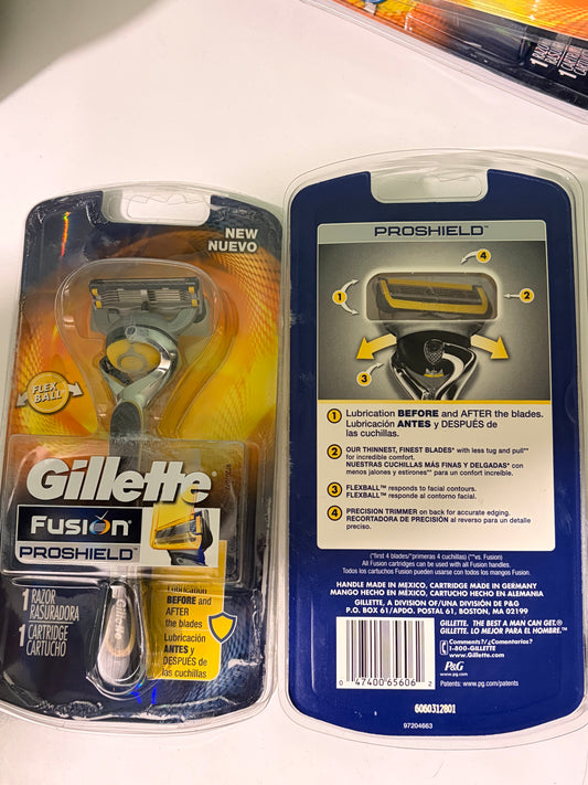 Gillette - ჯილეტი ფუჟენი-საპარსი დანადგარი პროშილდ PRO_SHIELD